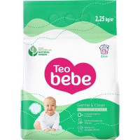 Пральний порошок Teo Bebe Gentle & Clean Aloe 2.25 кг 15 циклів прання (3800024048456)
