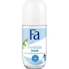 Дезодорант кульковий жіночий Fa Invisible Fresh з ароматом Конвалії 50 мл (9000101251401)