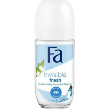 Дезодорант шариковый женский Fa Invisible Fresh с ароматом Ландыша 50 мл (9000101251401)