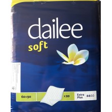 Пеленки Dailee Soft Extra Plus  90х60 см 20 шт (8595611623950)