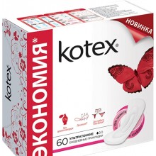Щоденні гігієнічні прокладки Kotex Super Slim  60 шт (5029053540924)