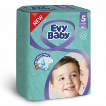 Подгузники детские Evy Baby Junior (5) от 11-25 кг 20шт  (8690506405083)
