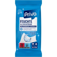 Влажные салфетки для уборки Priva Frische-Duft 80 шт (4311596001354)
