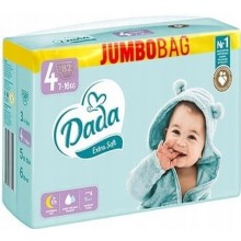 Детские подгузники DADA Extra Soft Jumbo Bag 4 (7-16 кг) 82 шт (8594159081567)
