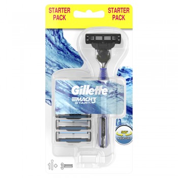 Станок для гоління Gillette Mach 3 Start з 2 змінними касетами (7702018464005)