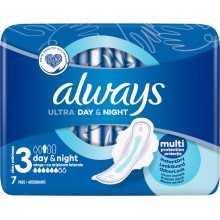 Гігієнічні прокладки Always Ultra Night (Розмір 3) 7 шт (4015400012306)