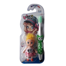 Зубная щетка детская NAYEALER с игрушкой кукла (6928082006021)