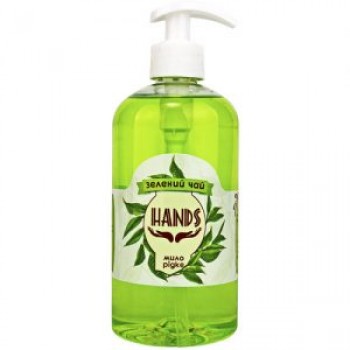 Жидкое мыло Hands 500 мл, Зеленый чай (4820051292935)