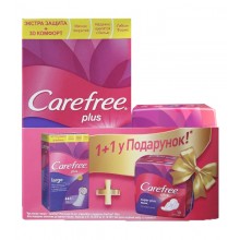 Щоденні гігієнічні прокладки Carefree Plus Large 36 шт + Ultra Super Plus 10 шт (3574661054988)