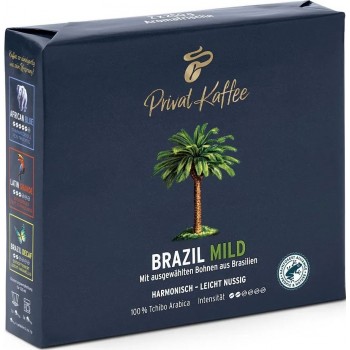 Кофе молотый Tchibo Privat Kaffee Brazil Mild 250 г (цена за 1 пачку) (4006067006173)