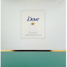Подарочный набор Dove женский Бережный уход. Гель для душа Dove Питание и увлажнение 250 мл + Гель для душа Dove Фисташковый крем и магнолия 250 мл + мочалка
