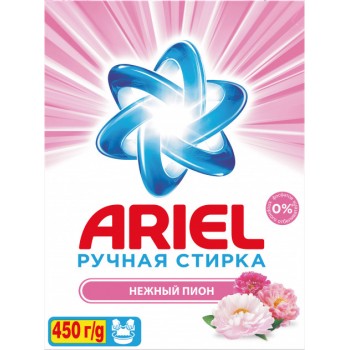 Пральний порошок Ariel  Ніжна Півонія  для ручного прання 450 г (8001090743855)