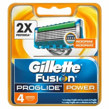 Змінні касети для гоління Gillette Fusion ProGlide Power (4 шт.) (7702018010691)