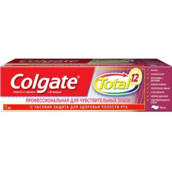 Зубна паста Colgate Total 12 Професійна для чутливих зубів 75 мл