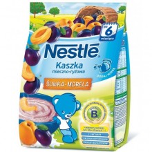 Молочная каша Nestle Рисовая со сливой и абрикосом с 6 месяцев 230 г (7613034699176) 