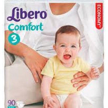 Подгузники детские Libero Comfort (3) midi 4-9 кг 90 шт. 