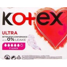 Гигиенические прокладки Kotex Ultra Dry Super 7 шт (5029053569109)