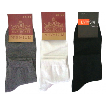 Шкарпетки чоловічі Lvivski Premium середні розмір 25-27 (79333)