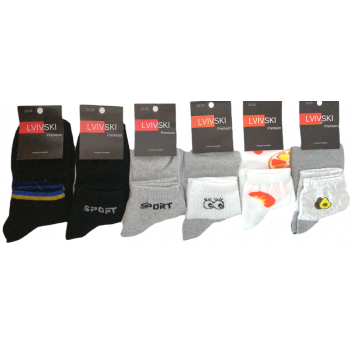 Шкарпетки жіночі Lvivski Premium середні розмір 23-25 (79334)