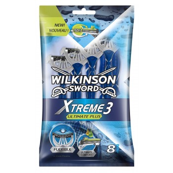 Станки бритвенные Wilkinson Sword (Schick) Xtreme 3 Ultimate Plus 8 шт