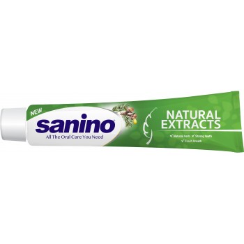 Зубная паста Sanino Natural Extracts 90 мл (8690506545116)