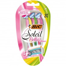 Станки бритвенные BIC Soleil Bella Colours 4 лезвия 3 шт (3086123468283)