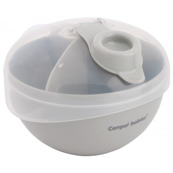 Контейнер Canpol babies 56/014 grey для зберігання сухого молока 3 х 90 мл (5903407560144)