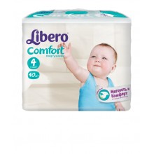 Подгузники детские Libero Comfort (4) maxi 7-14 кг 40 шт