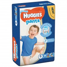 Підгузники-трусики дитячі Huggies Pants Box  (6) 17-23 30 шт для хлопчиків (5029053564302)
