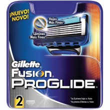 Сменные картриджи  для бритья Gillette Fusion ProGlide (2 шт.)