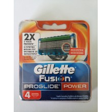 Сменные картриджи для бритья Gillette Fusion ProGlide Power (4 шт.)