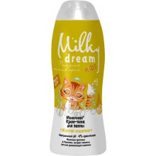 Дитяча молочна крем-піна для ванни Milky Dream Kids Жовта Кішечка 300 мл (4820205301896)