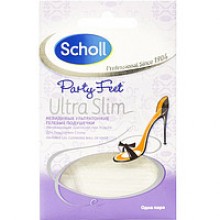 Гелевые подушечки Scholl Party Feet Ultra Slim  для подушечек стопы