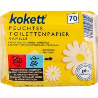 Вологий туалетний папір Kokett Ромашка 70 шт (4061459508222)