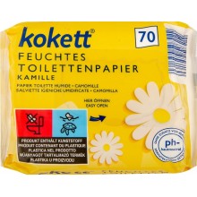 Влажная туалетная бумага Kokett Ромашка 70 шт (4061459508222)