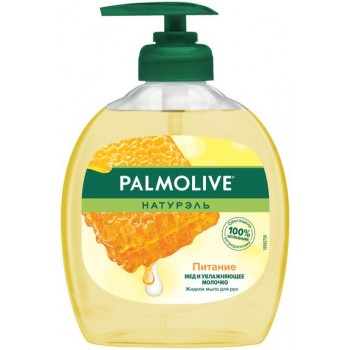 Жидкое мыло Palmolive Натурель Питание Мед и Увлажняющее Молочко 300 мл (8003520013026)