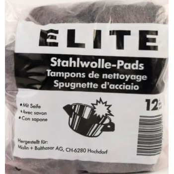 Металізовані подушечки Elite з миючим засобом для каструль 12 шт (4009911707516)