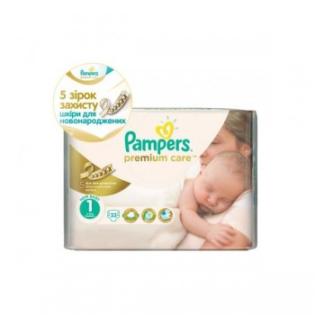 Подгузники детские PAMPERS Premium Care Newborn (2-5 кг) 33 шт