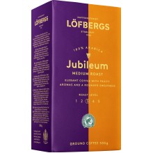 Кава мелена Lofbergs Jubileum Medium Roast 500 г (7310050001302)