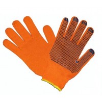 Перчатки ХБ оранжевые 1 пара