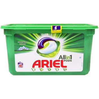Гелеві капсули для прання Ariel Pods 3в1 Mountain Spring 40 шт  (8001090773265)