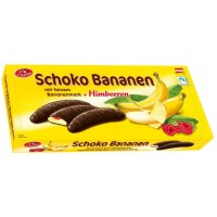 Цукерки Sir Charles Schoko Bananen Himbeeren 300 г (9002859106552)