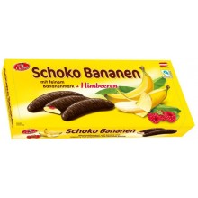Цукерки Sir Charles Schoko Bananen Himbeeren 300 г (9002859106552)
