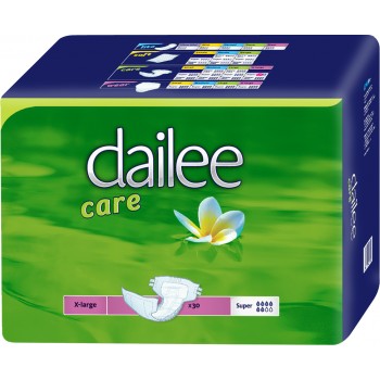 Подгузники для взрослых дышащие Dailee Care Super X-Large 30 шт (8595611621864)