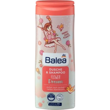 Дитячий гель для душу та шампунь Balea Flower Dream 300 мл (4066447101249)