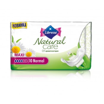Прокладки Libresse Natural Care Maxi Normal 10 шт
