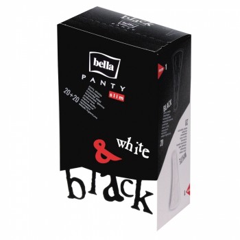 Ежедневные прокладки Bella Panty Slim Black&White 40 шт (5900516310479)