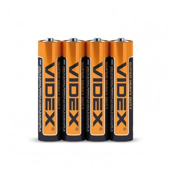 Батарейка сольова Videx R03P AAA мініпальчик 1 шт (4820118290423)