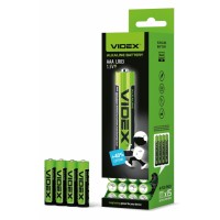 Батарейка лужна Videx LR03 AAA мініпальчик 1 шт (4820118298504)