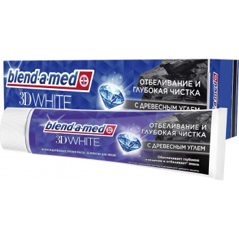 Зубна паста Blend-a-med 3D White Відбілення з деревним вугіллям 100 мл (8001841142937)